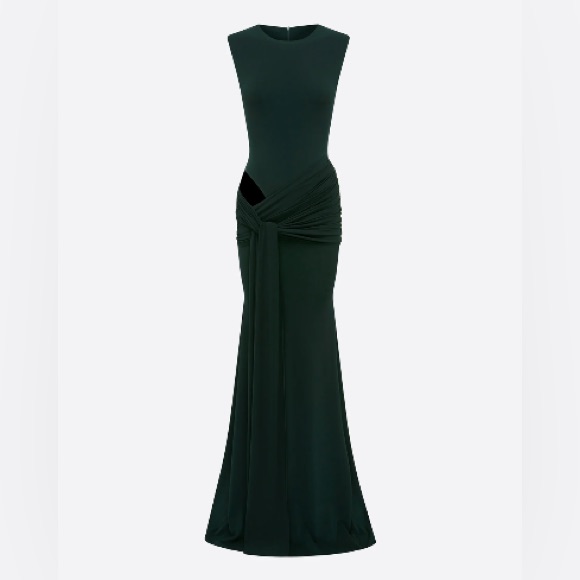 Alex Perry Sleeveless Cutout Wrap Gown — image 4 of 4